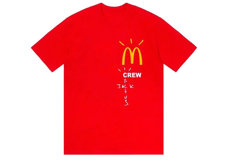 Travis Scott x McDonald's Crew T-Shirt Red – Court Order