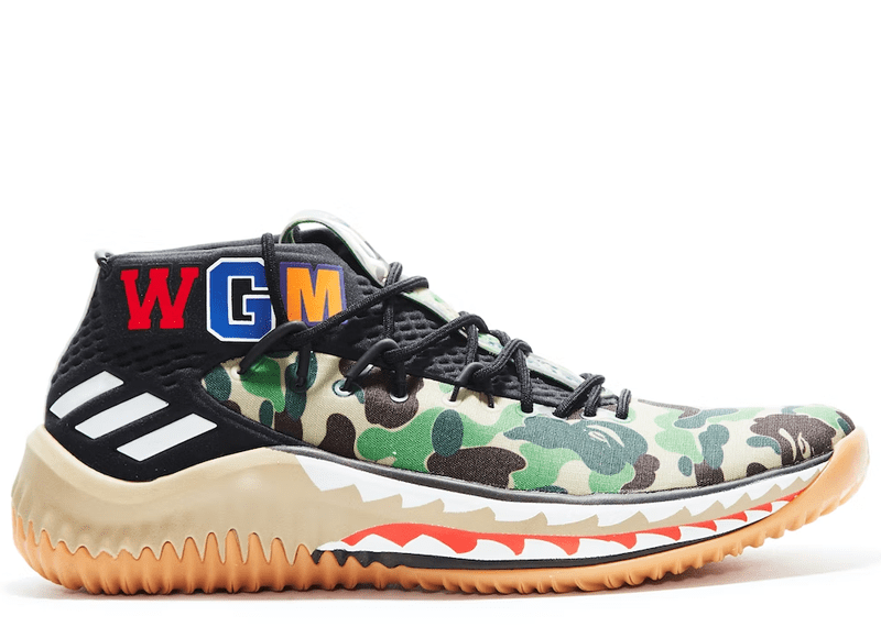 Adidas x bape clearance dame 4 price