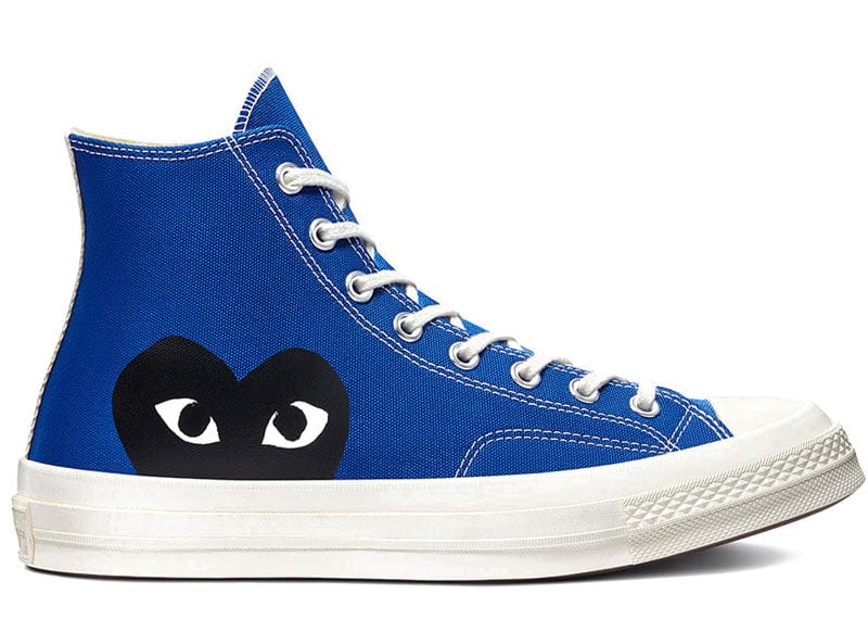 Converse Chuck 70 Hi x Comme des Garcons PLAY Blue Quartz Court Order