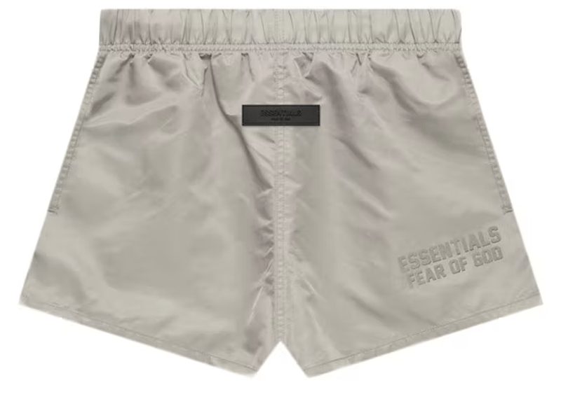 Fear of God Essentials Nylon Running Shorts Smoke Court Order