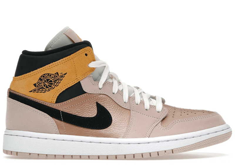brown and cream air jordan 1 mids