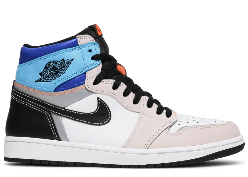 Multi colored retro 1 hot sale