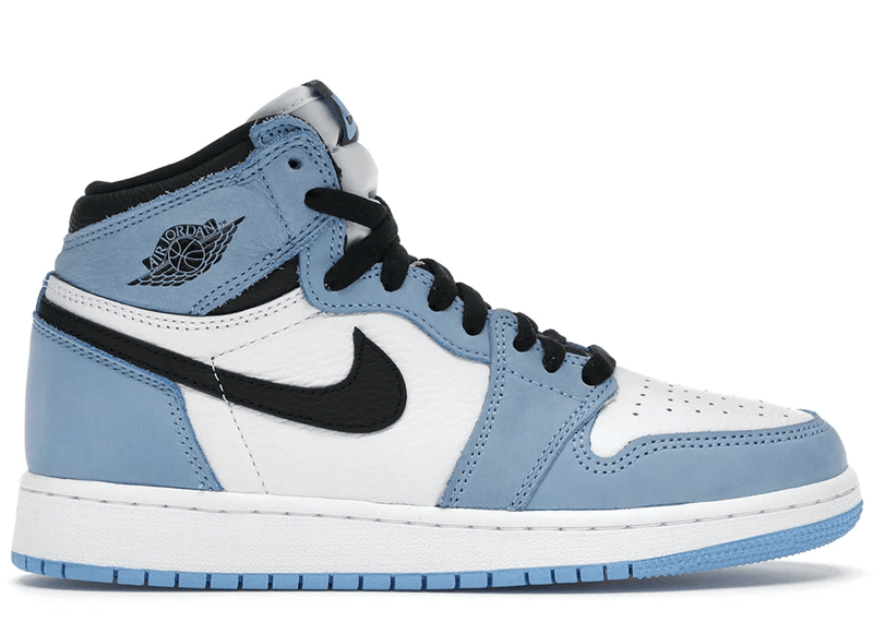 Air jordan 1 retro blue and white on sale