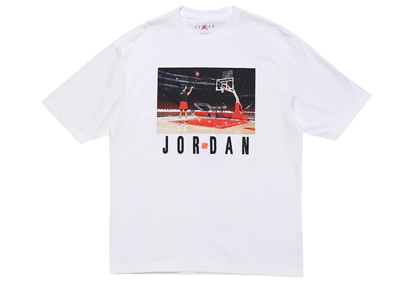 Jordan x Undefeated Free Throw Tee White Court Order