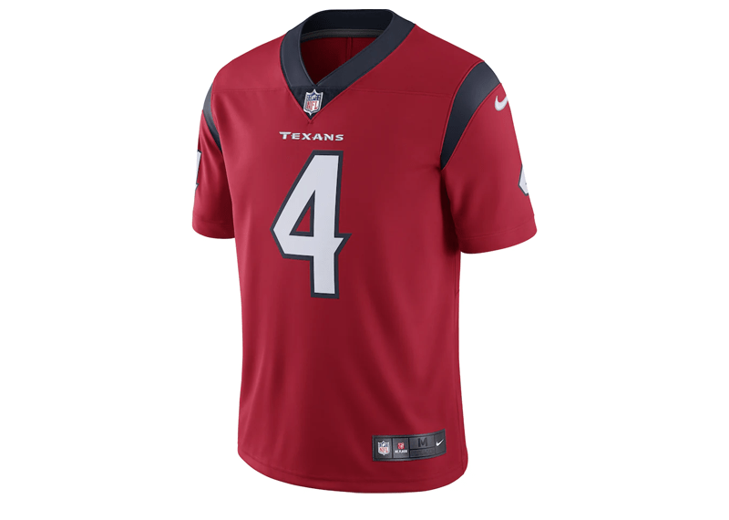 Deshaun watson hot sale red jersey