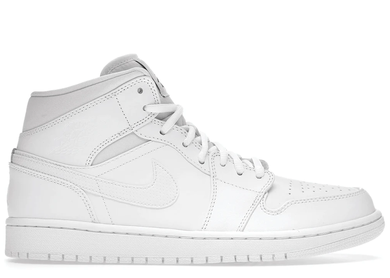 Triple white jordan 1 high sales