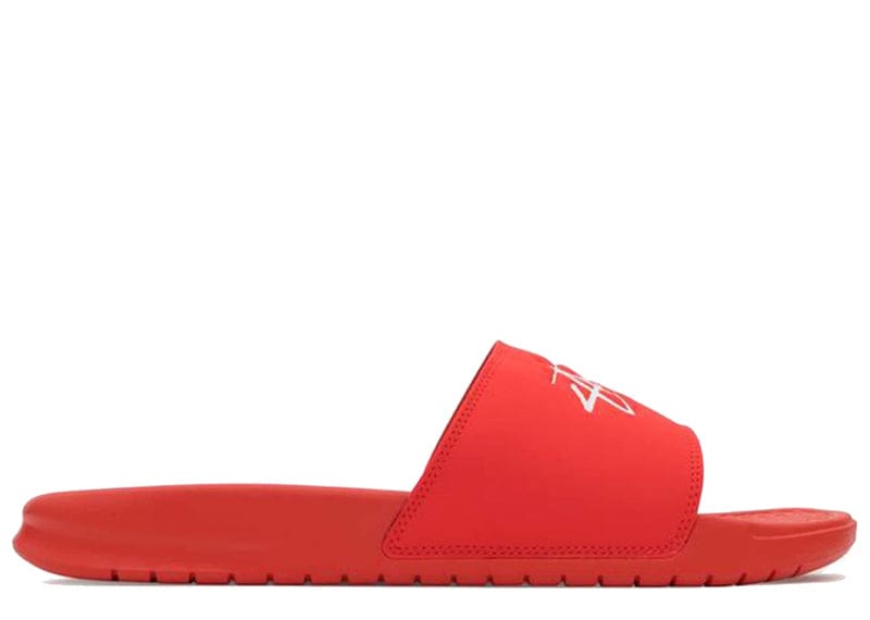 Nike Benassi Stussy Habanero Red Court Order