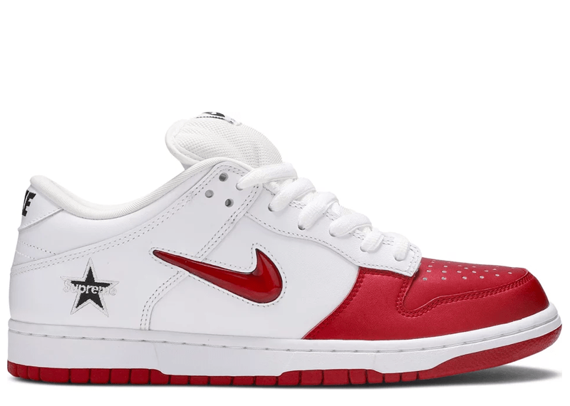 Nike SB World レッド シューズ　Supreme　サイズ28.0 Nike SB Dunk Low Supreme Jewel Swoosh Red – Court Order