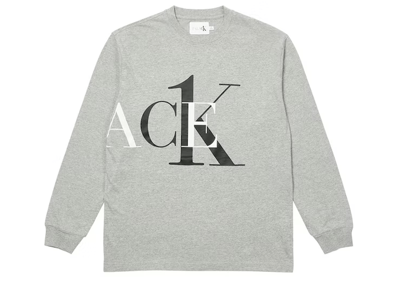 Palace CK1 Longsleeve Grey Heather