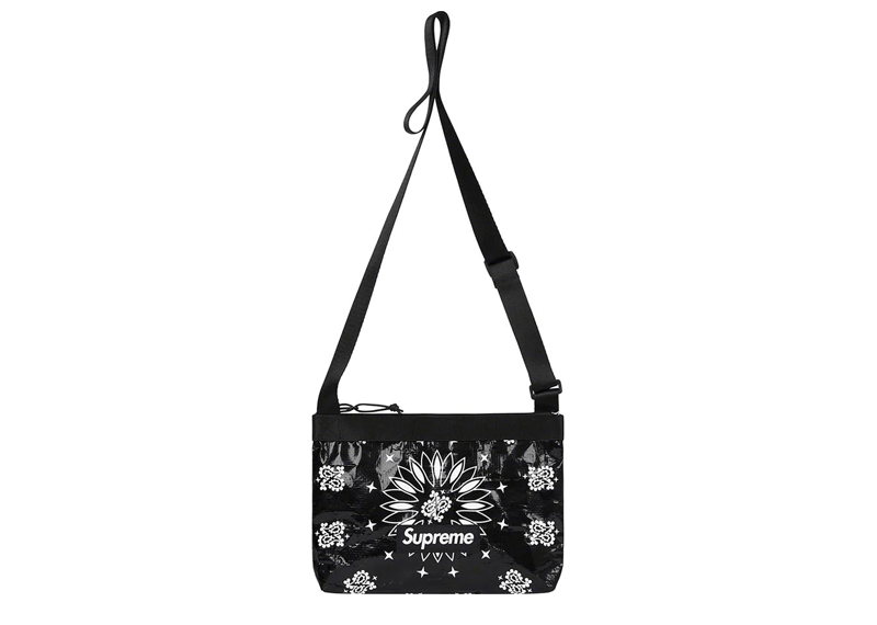 Black supreme side sales bag