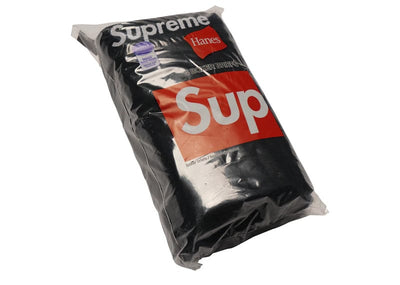 Supreme Streetwear Supreme Hanes Boxer Briefs (4 Pack) Black