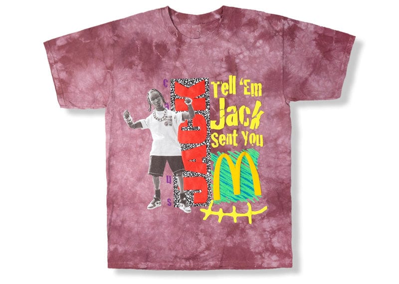 Travis Scott x McDonald's Jack Smile II T-shirt Berry – Court Order