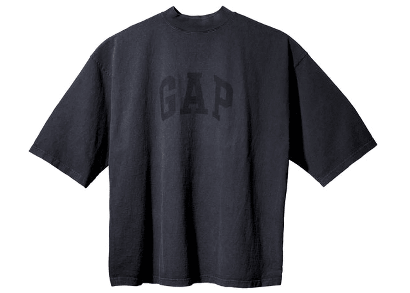 トップス YEEZY GAP ENGINEERED BY BALENCIAGA xs Yeezy Gap Engineered by Balenciaga Dove 3/4 Sleeve Tee Dark Black
