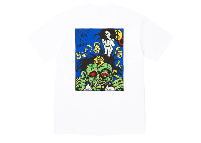 Supreme Fuckin Blowout Tee White