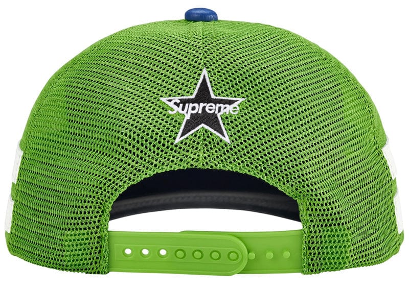 Supreme Vanson Leathers Mesh Back 6-Panel Blue