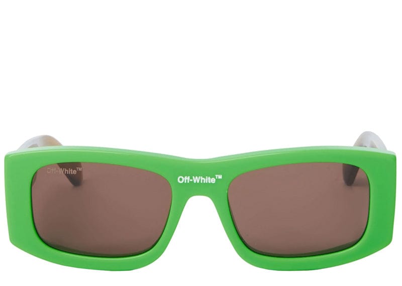Off-White Lucio Sunglasses Green/Brown