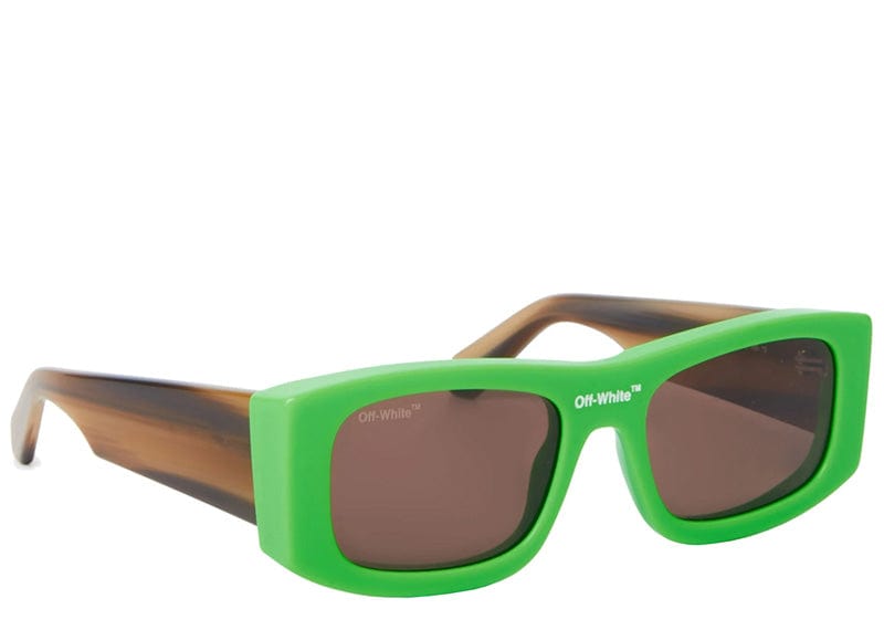 Off-White Lucio Sunglasses Green/Brown