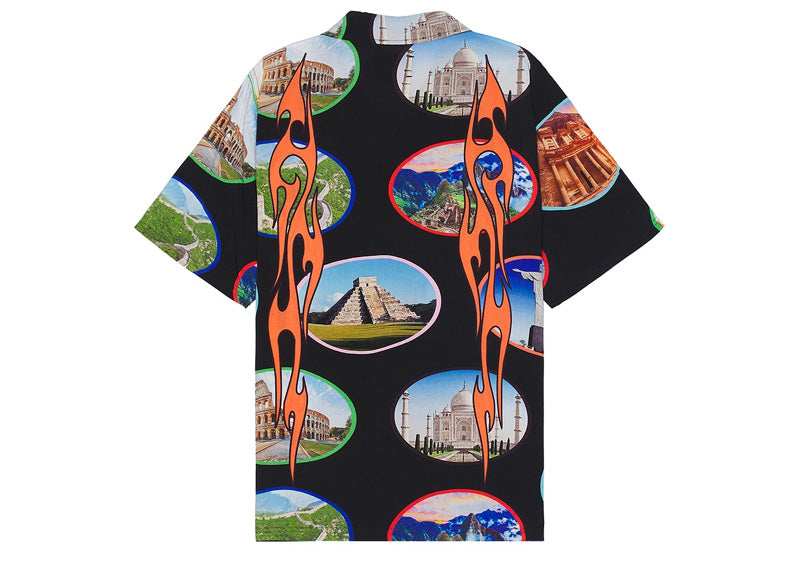 Pleasures 7 Wonder Camp Shirt Black