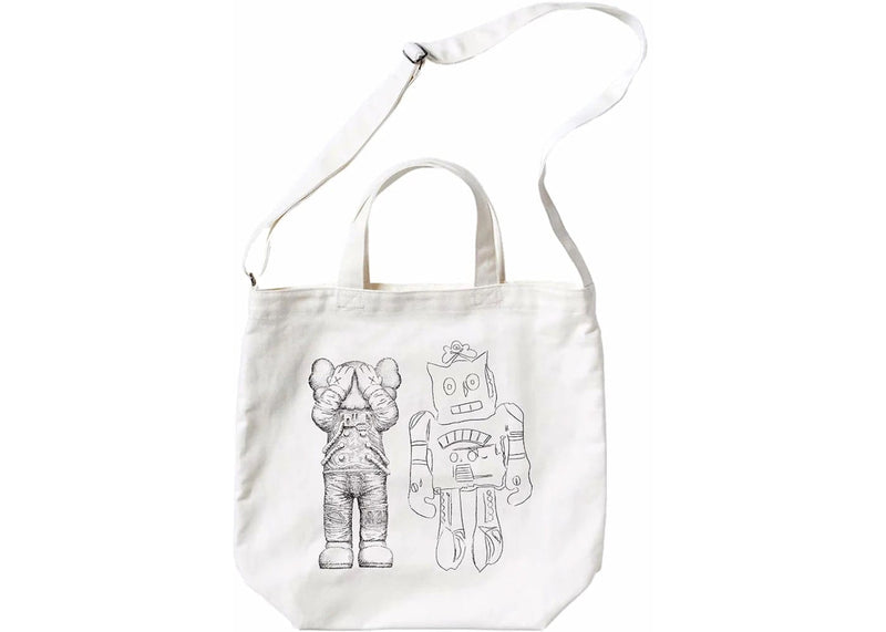 KAWS x Uniqlo Warhol 2Way Tote Bag Black