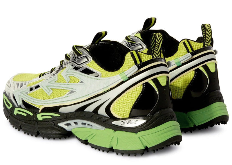 OFF-WHITE Be Right Back Silver Green Fluo