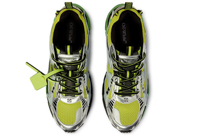 OFF-WHITE Be Right Back Silver Green Fluo