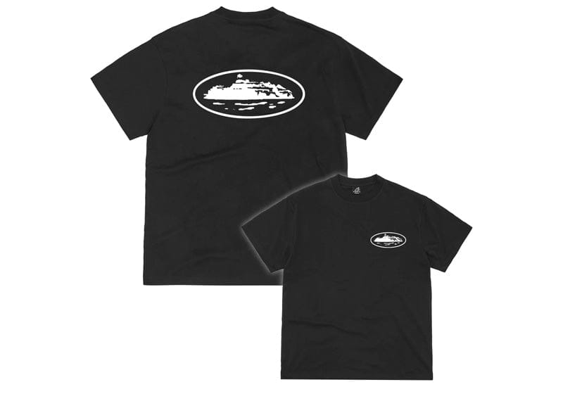 Corteiz OG Island Logo Tee Black