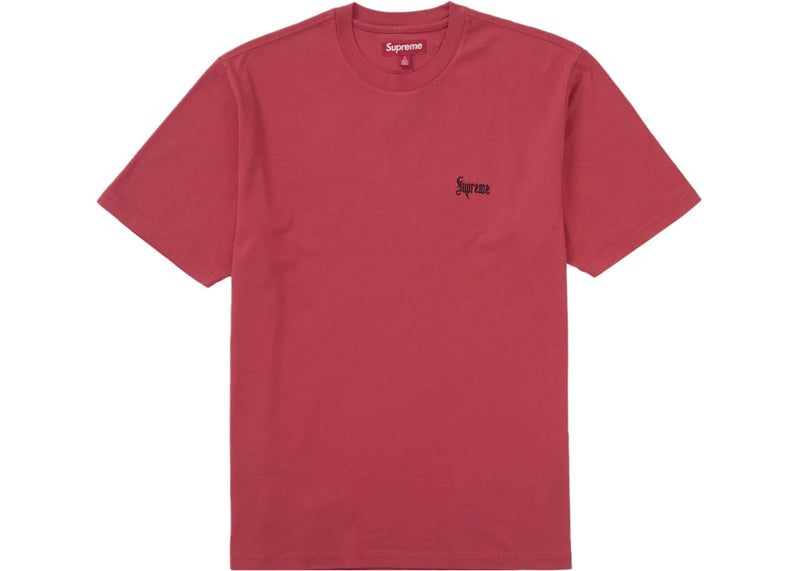 Supreme Classic Script Washed S/S Top Red