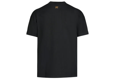 Palm Angels Burning Monogram T-Shirt Black/Gold