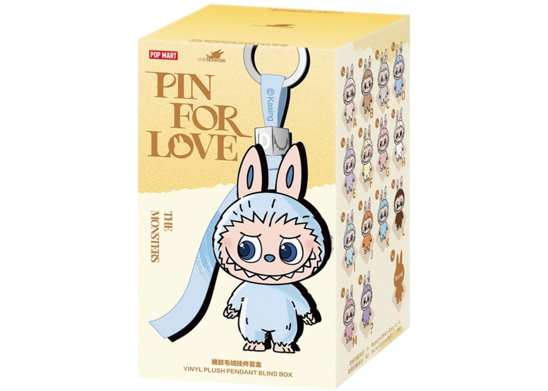 Kartoon Pop Mart Labubu The Monsters Pin for Love Series Vinyl Plush