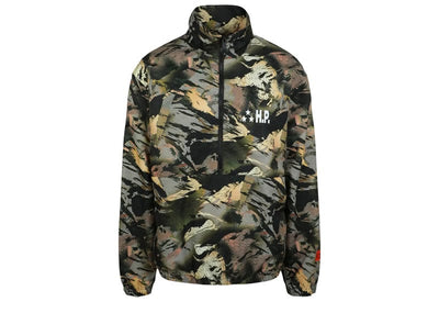 Heron Preston Camouflage Tape Windbreaker Camo Green
