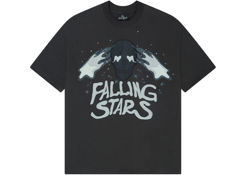 Broken Planet Falling Stars T-Shirt Soot Black – Court Order