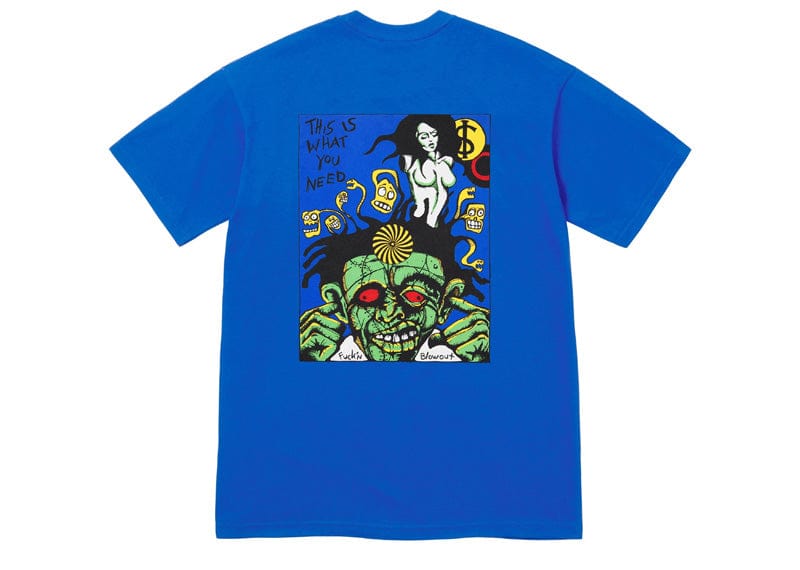 Supreme Fuckin Blowout Tee Royal