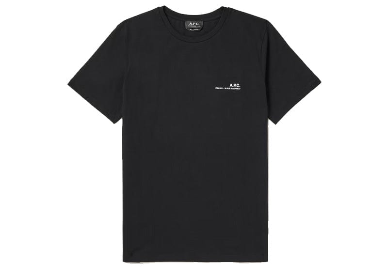 A.P.C Streetwear A.P.C. Item logo-print T-shirt black