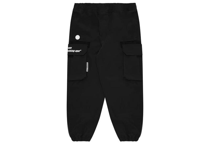 AAPE Streetwear AAPE Black Bonded Cargo Pant