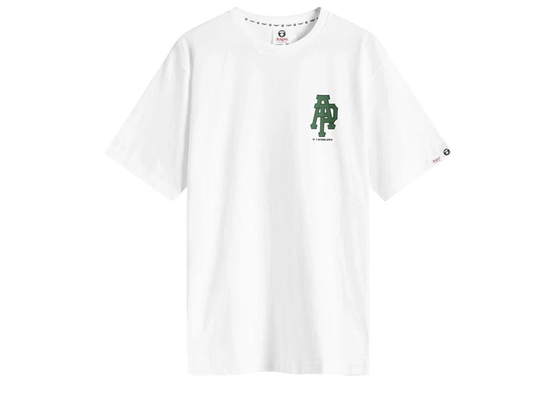 AAPE Streetwear AAPE By A Bathing Ape Back Print Graphic Basic Tee White