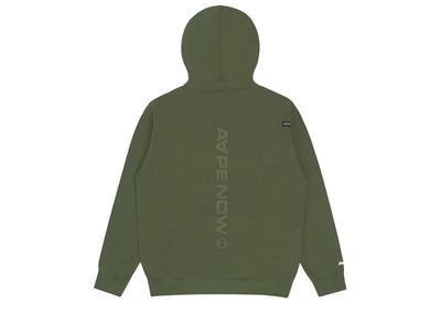 AAPE Streetwear AAPE By A Bathing Ape Badge Logo Hoodie khaki