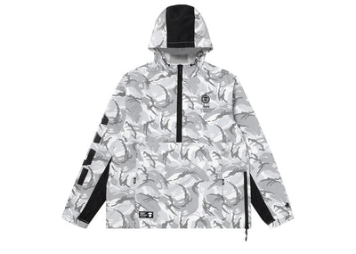 Aape Streetwear Aape By A Bathing Ape Camouflage Print Hooded Windbreaker