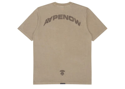 Aape Streetwear Aape by a bathing ape moon patch khaki tee