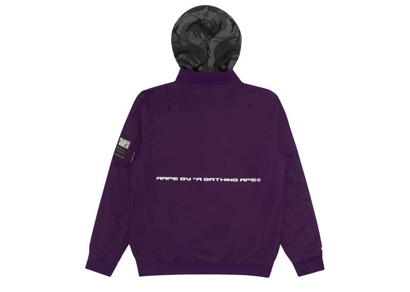 AAPE Streetwear AAPE Lightweight Reversible Jacket Purple