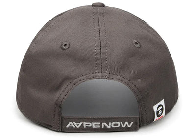 AAPE Streetwear AAPE Moonface Patch Baseball Cap Dark Grey