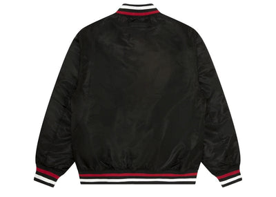 AAPE Streetwear AAPE Now Moonface Baseball Jacket Black Red