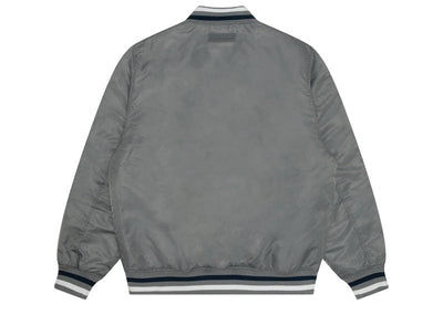 AAPE Streetwear AAPE Now Moonface Baseball Jacket Grey