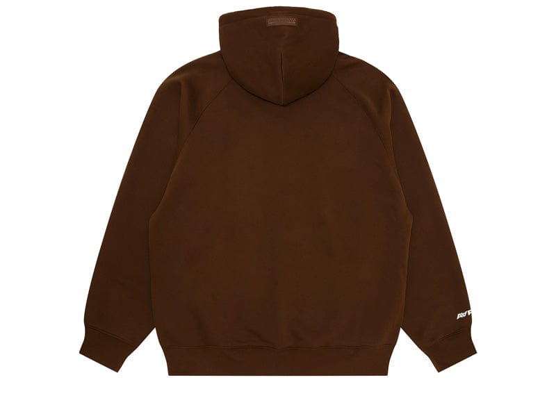 AAPE Streetwear AAPE Now Moonface Logo Hoodie Brown