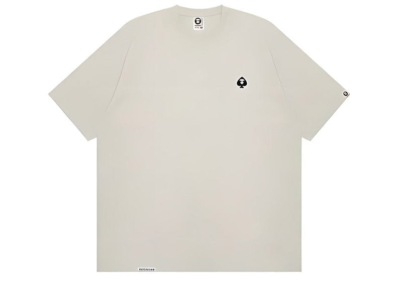 AAPE Streetwear AAPE Now Spades Tee Heather/White