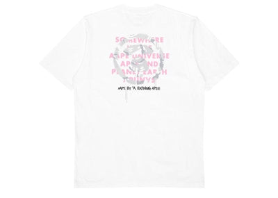 AAPE Streetwear AAPE WDZ Camo T-Shirt White/Pink