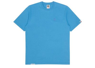 Aape By A Bathing Ape Streetwear AAPE Now Embroidered Badge Tee Bonnie Blue