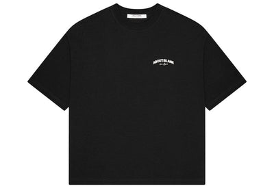 about:blank Streetwear about:blank Arched Logo Oversized Tee Black