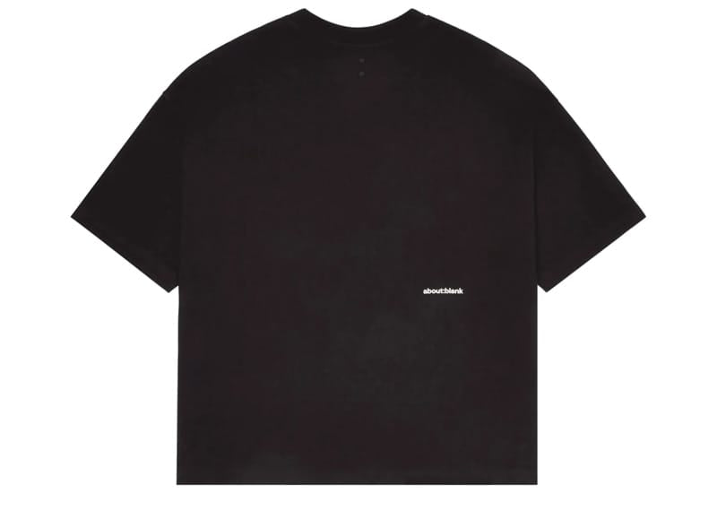 About:Blank Mock Neck T-shirt Black Ecru – Court Order
