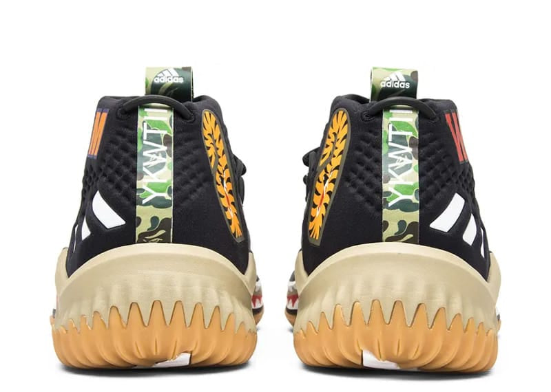 A BATHING APE ×  DAME 4 コラボ スニーカー adidas Dame 4 A Bathing Ape Camo – Court Order