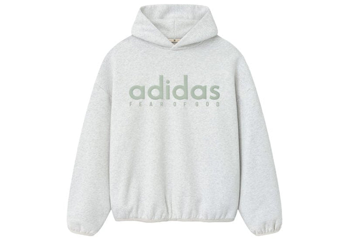 adidas Fear Of God Athletics Cotton Fleece Hoodie Light Grey Heather –  Court Order